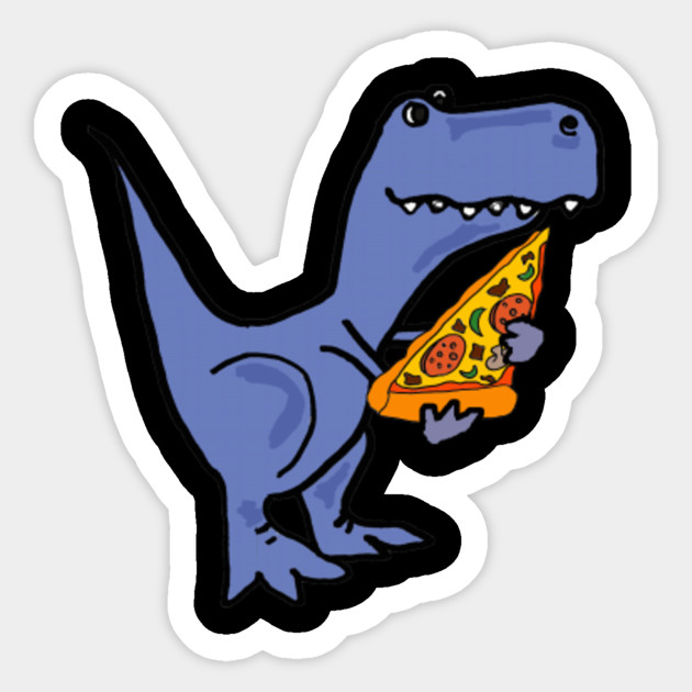 t rex eating